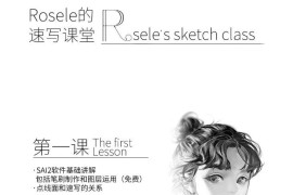 2020年【rosele】日系速写课 送【rosele】日系插画 色彩进阶班